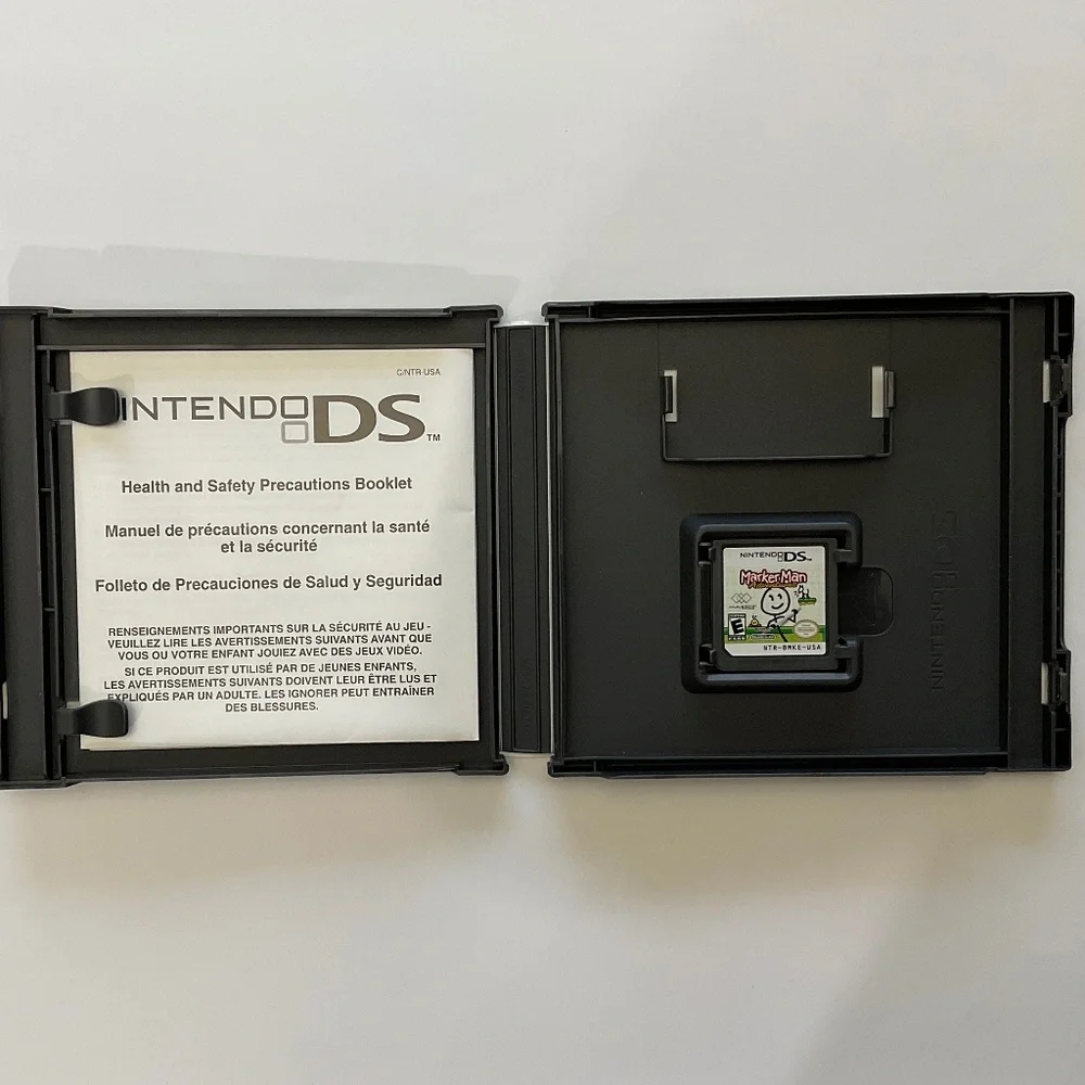 Nintendo DS Marker Man Adventures Autographed by Developer One of a kind